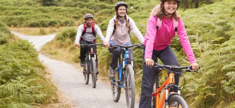 foster teen riding bike